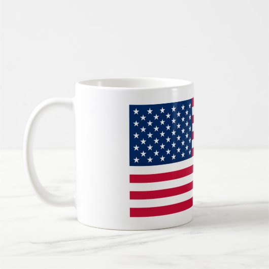 American Flag Mok Patriottisch Verenigde Staten (Links)