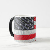 American Flag Mok strips rood wit blauw (Voorkant links)