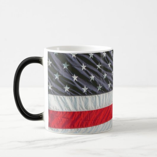 American Flag Mok strips rood wit blauw (Links)