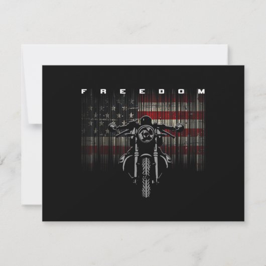 American Flag Motorcycle Freedom (Voorkant)