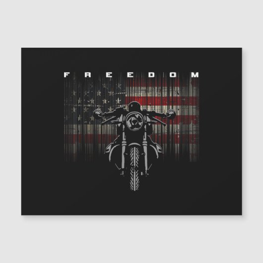 American Flag Motorcycle Freedom (Voorkant)
