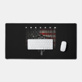 American Flag Motorcycle Freedom Bureaumat (Keyboard & Muis)