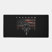 American Flag Motorcycle Freedom Bureaumat (Voorkant)