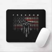 American Flag Motorcycle Freedom Muismat (Met muis)