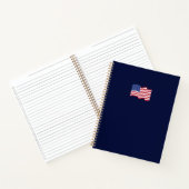American Flag Notebook  Notitieboek (Binnen)