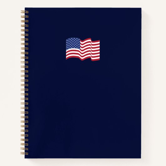 American Flag Notebook  Notitieboek (Voorkant)