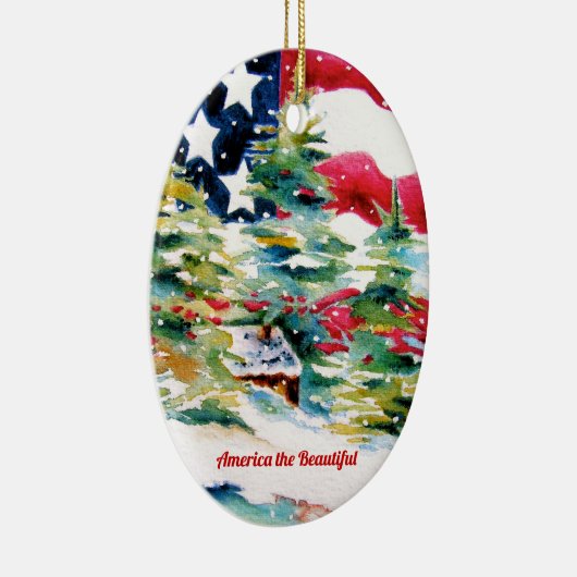 American Flag Ornament (Rechts)