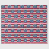 American Flag Painted On Wooden Pallet Cadeaupapier (Vlak)