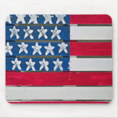 American Flag Painted On Wooden Pallet Muismat (Voorkant)