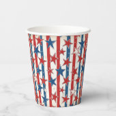 American Flag Paper cup Papieren Bekers (Achterkant)