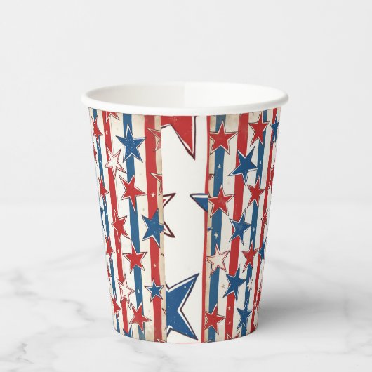 American Flag Paper cup Papieren Bekers (Links)