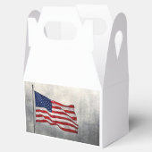 American Flag Paper Favor Box, Gable 4x2.5x5 Bedankdoosjes (Geopend)