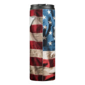 American Flag Paramedic EMS Personalized Thermosbeker (Achterkant)