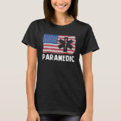 American Flag Paramedic T-shirt (Voorkant)