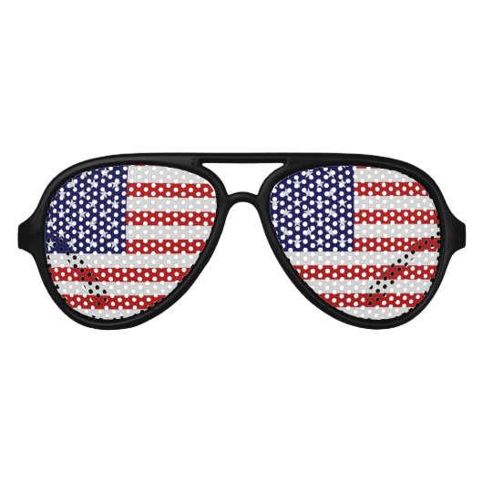 American Flag Party Shades Zonnebril (Voorkant)