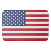 American Flag Patriotic Bath Mat in 3 grootten (Voorkant)