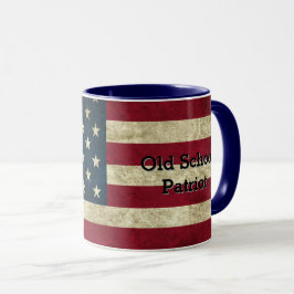 American Flag Patriotic Coffee Mok