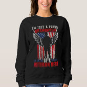 American Flag Patriotic Day Veterans Day for Kids Trui (Voorkant)