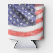 "American Flag" "Patriotic Gift" Blikjeskoeler (Voorkant)