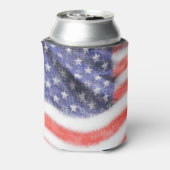 "American Flag" "Patriotic Gift" Blikjeskoeler (Blikje Achterkant)