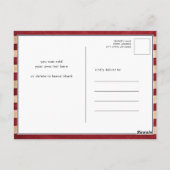 American Flag Patriotic op 4 juli BBQ Invitation Briefkaart (Achterkant)
