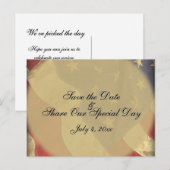 American Flag Patriotic - Save the Date Briefkaart (Voorkant / Achterkant)