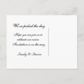 American Flag Patriotic - Save the Date Briefkaart (Achterkant)