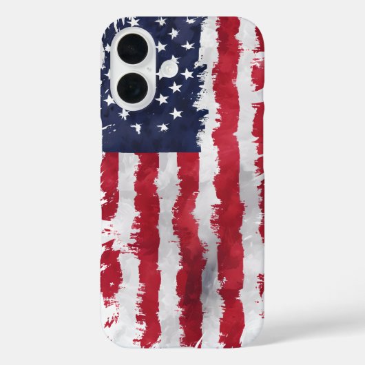 American Flag Patriottische MAGA Telefoonhoes Case-Mate iPhone Case (Achterkant)