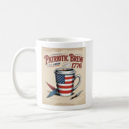 American Flag Pattern Coffee Cup - Patriottisch Br Koffiemok