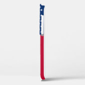 American Flag Pattern iPhone Case (Achterkant / Links)