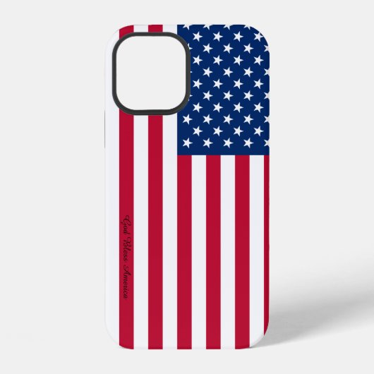 American Flag Pattern iPhone Case Hoesje (Achterkant)