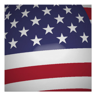 AMERICAN FLAG PERFECT POSTER