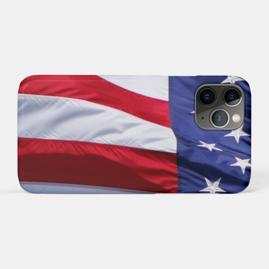 American flag phone case (Achterkant (horizontaal))