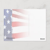 American Flag Photo Lijst Briefkaart (Achterkant)