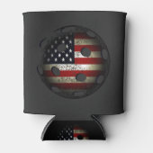 American Flag Pickle Ball USA Blikjeskoeler (Voorkant)