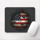 American Flag Pickle Ball USA Muismat (Met muis)