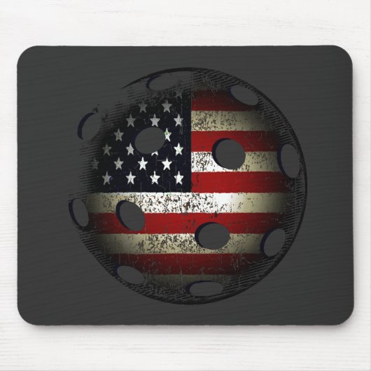 American Flag Pickle Ball USA Muismat (Voorkant)