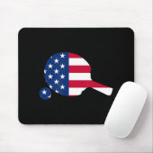 American Flag Ping Pong Table Tennis Player Equipm Muismat (Met muis)