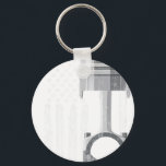 American Flag Piston Muscle Car 2 Sleutelhanger<br><div class="desc">A stylish keychain featuring a vintage classic car design. A perfect accessory for car lovers and collectors. Great for everyday use or as a small and thoughtful gift for classic car enthusiasts.</div>