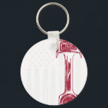 American Flag Piston Muscle Car Sleutelhanger<br><div class="desc">A stylish keychain featuring a vintage classic car design. A perfect accessory for car lovers and collectors. Great for everyday use or as a small and thoughtful gift for classic car enthusiasts.</div>