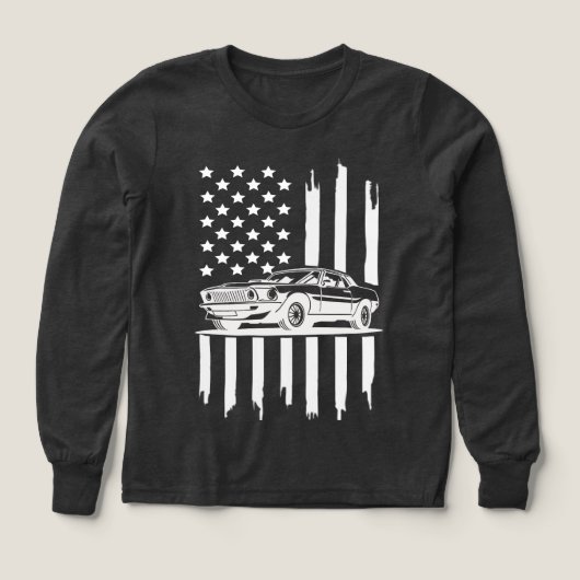 American Flag Piston Svg, Muscle Car Svg  (Voorkant)