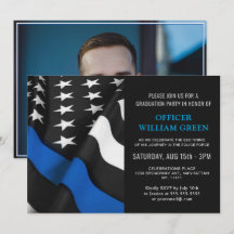 American Flag Politie FOTO Afstudeerfeest Evenemen