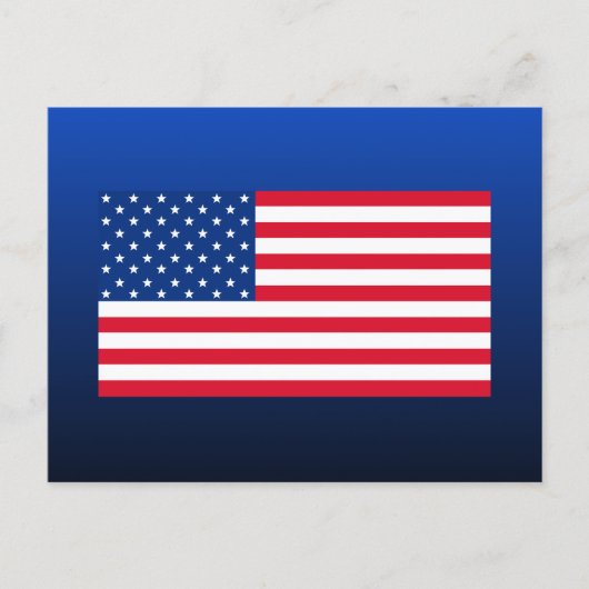 American Flag Postcard Briefkaart (Voorkant)