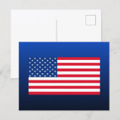 American Flag Postcard Briefkaart (Voorkant / Achterkant)