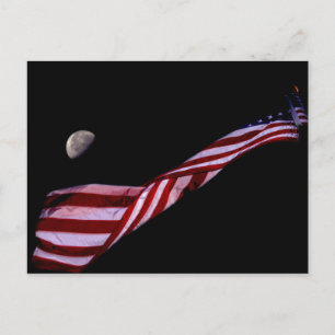American Flag Postcard Briefkaart