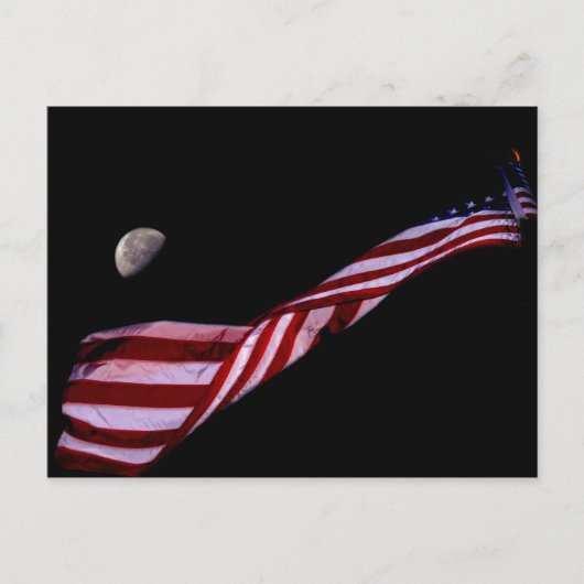 American Flag Postcard Briefkaart (Voorkant)