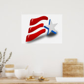 AMERICAN FLAG POSTER (Keuken)