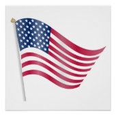 AMERICAN FLAG POSTER (Voorkant)