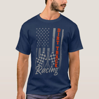 American Flag Racing Race Verenigde Staten Familie T-shirt