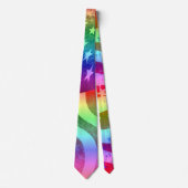 American Flag Rainbow LGBT Mannen Stropdas (Voorkant)